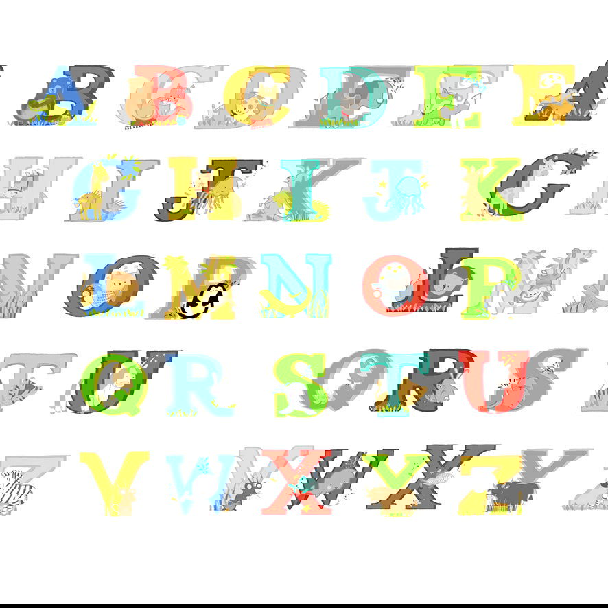 Personalised Animal Alphabet Bauble