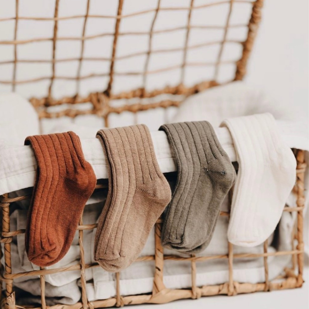 Ribbed knee online high socks baby