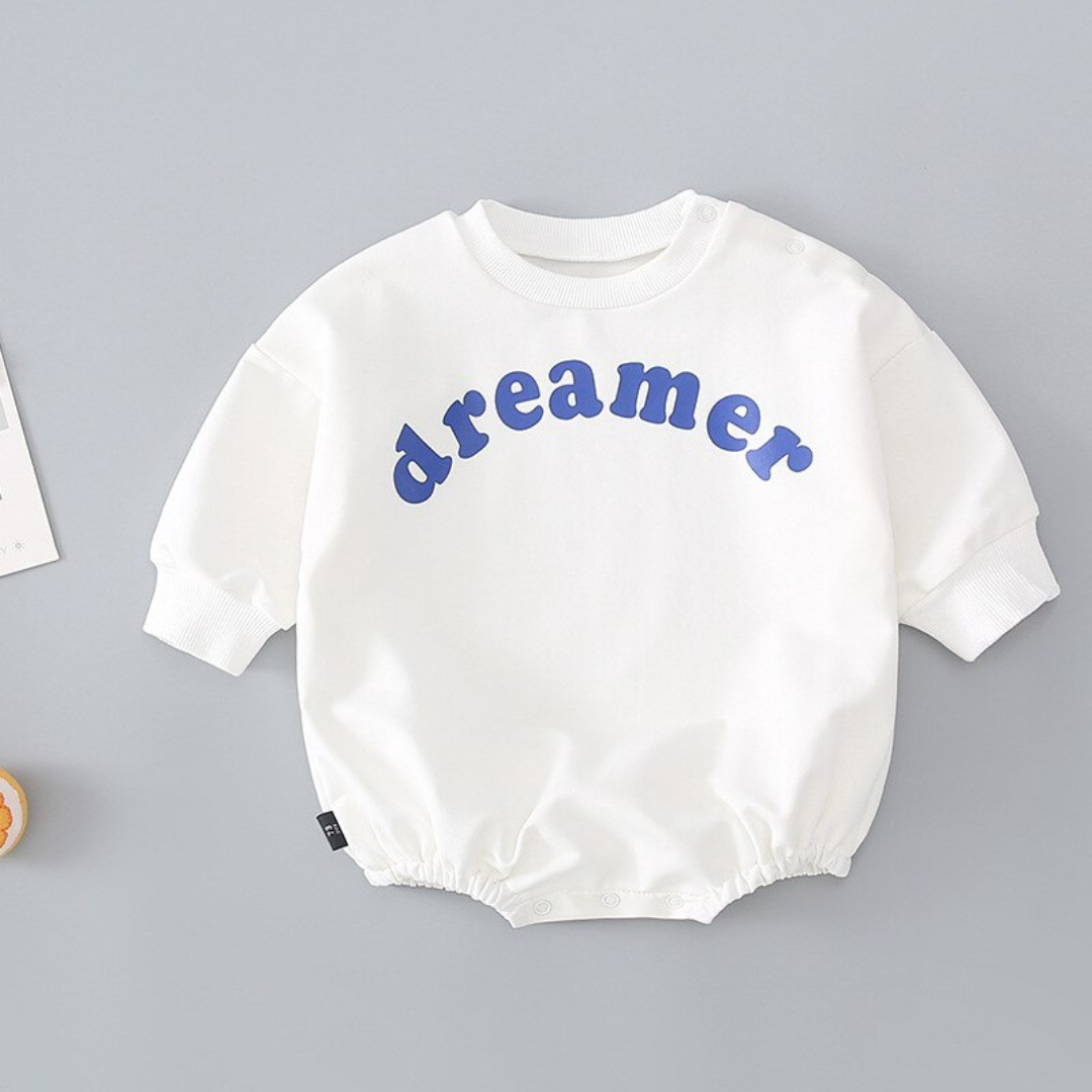 Baby Toddler Sweatshirt Romper Dreamer Cotton Babywear
