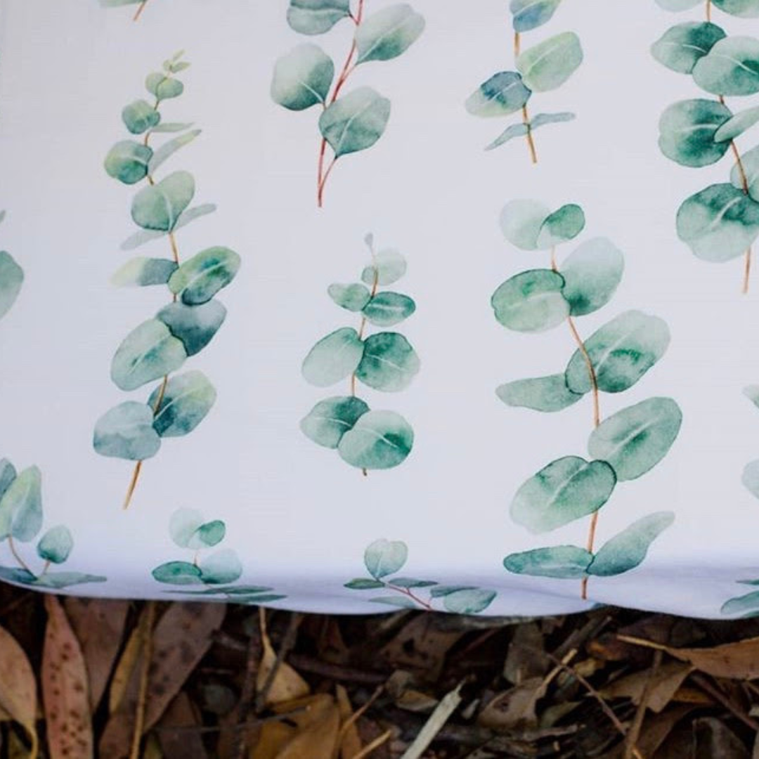 Muslin Swaddle Baby Blanket X-Large 120x120cm Eucalyptus