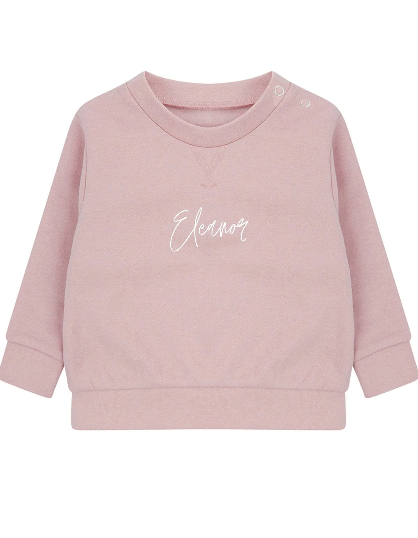 Personalised Pink Color Sweatshirt