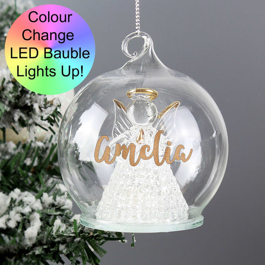 Christmas LED Angel Bauble