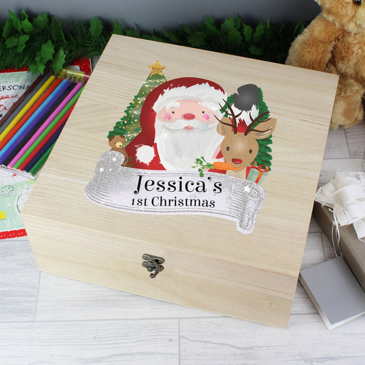 Personalised Large Santa Christmas Eve Box