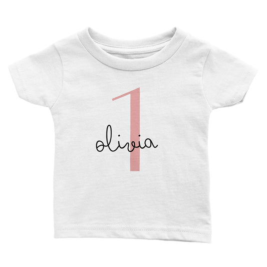 Personalised Baby T-shirt - Birthday