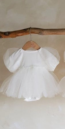 Baby Christening Baptism White Dress