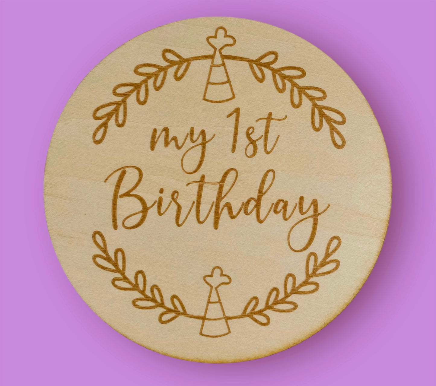 Baby Announcement Sign -  My 1st Birthday