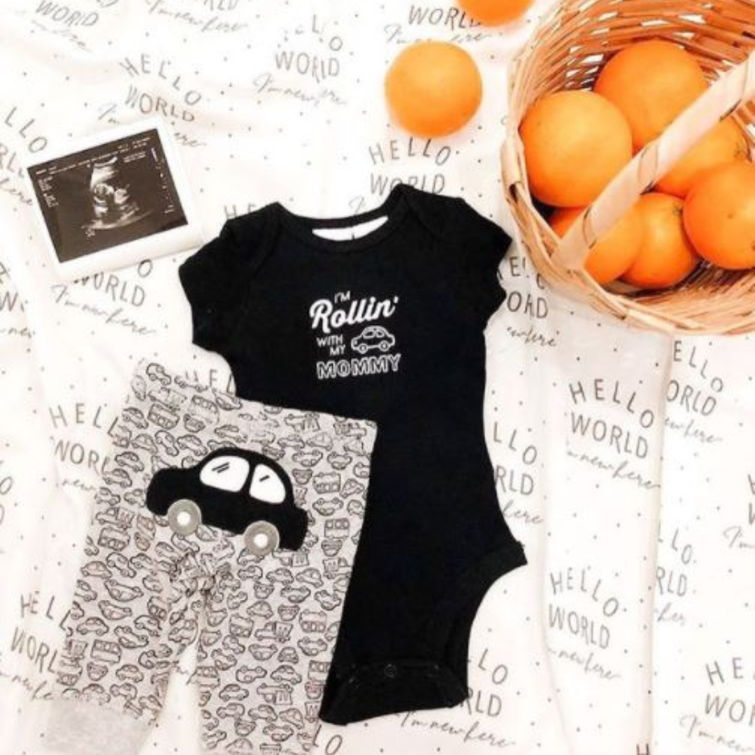 HELLO WORLD MUSLIN SWADDLE BABY BLANKET