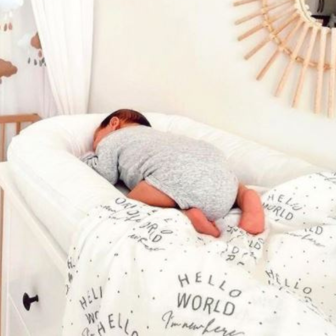 HELLO WORLD MUSLIN SWADDLE BABY BLANKET