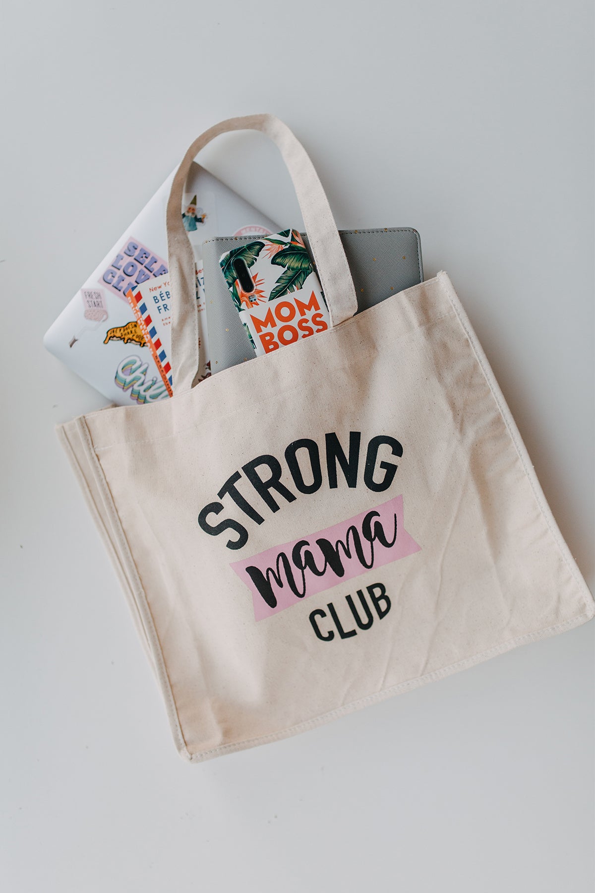 Strong Mama Statement Tote Bag for Mums