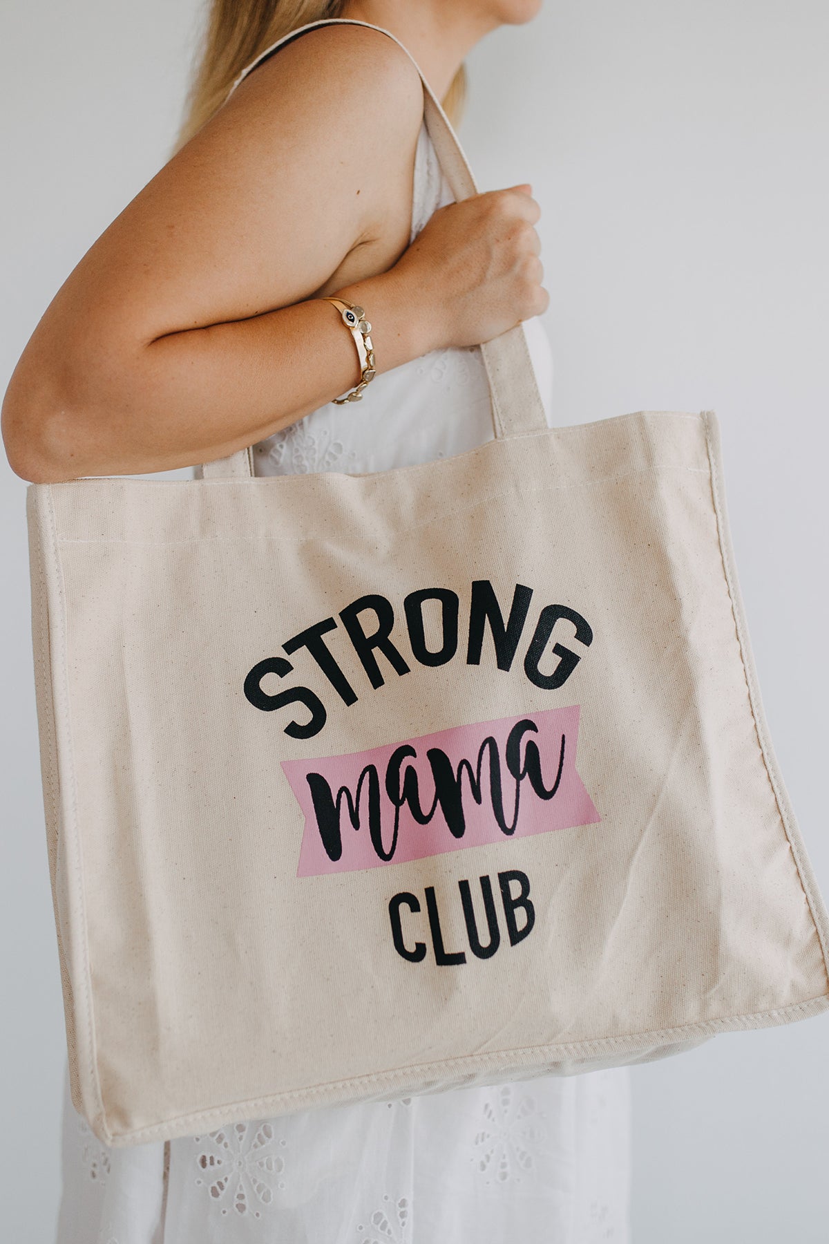 Strong Mama Statement Tote Bag for Mums