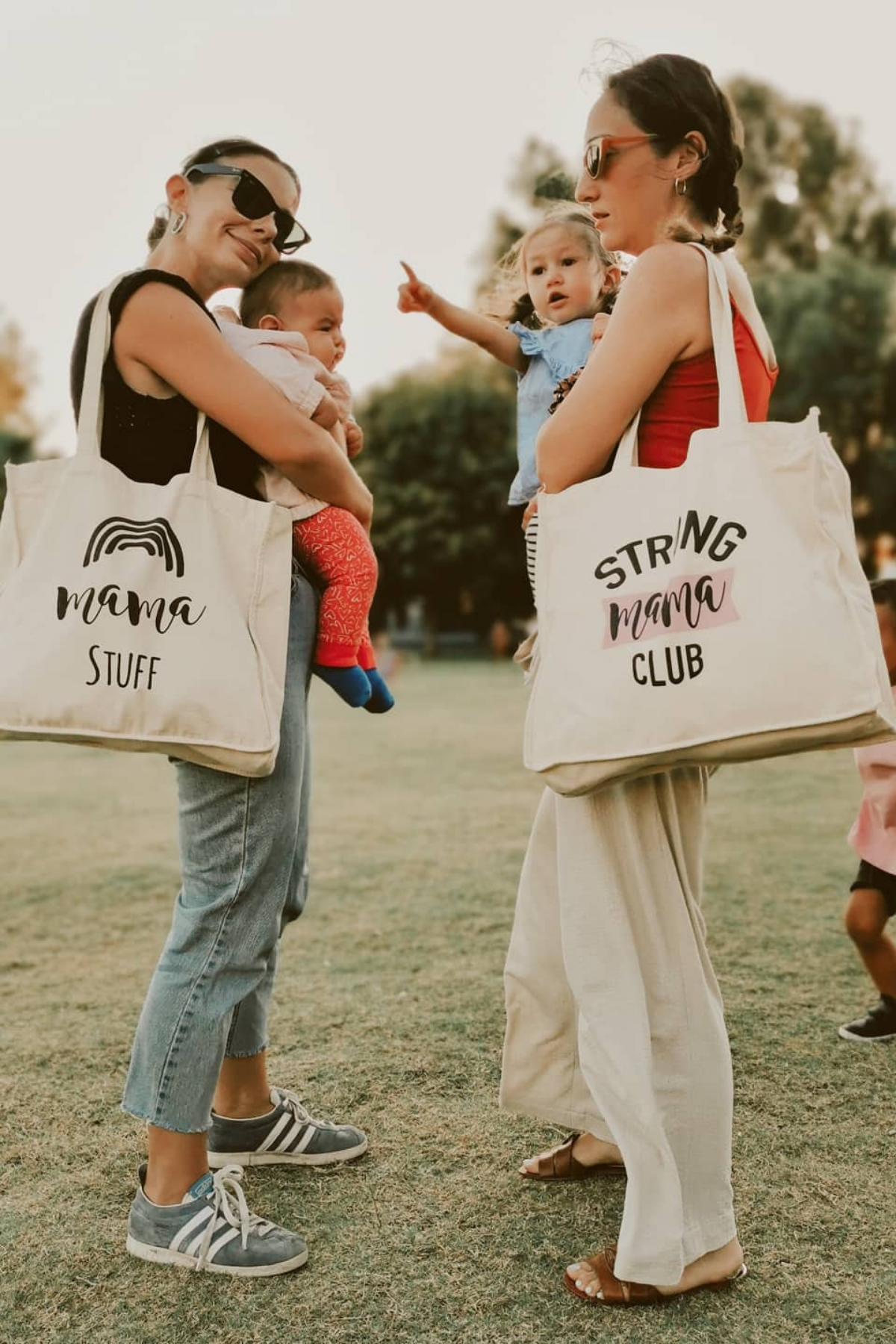 Strong Mama Statement Tote Bag for Mums